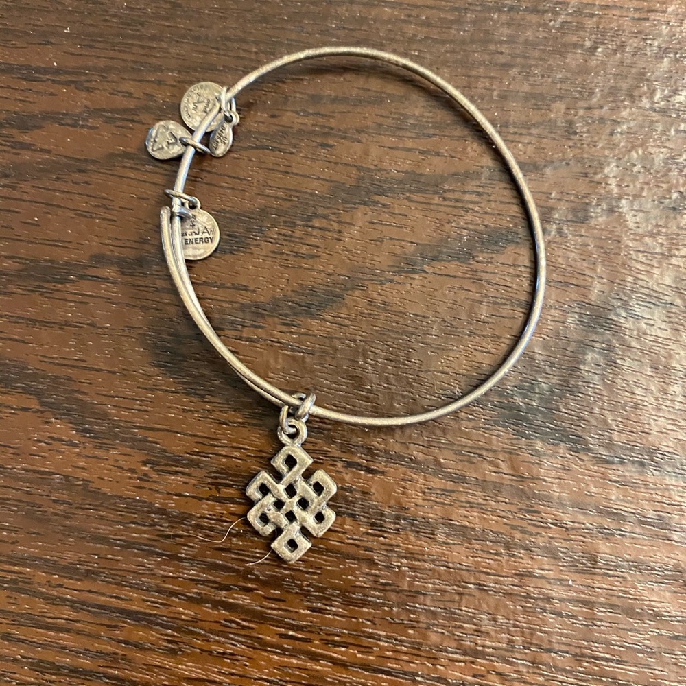 STERLING SILVER ALEX & ANI CELTIC KNOT BRACELET